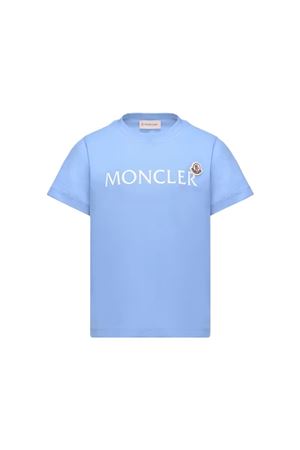 Cotton T-shirt with logo MONCLER KIDS | L19548C0001089AFV70G